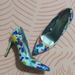 Worthington Multicolor Patterned Heels